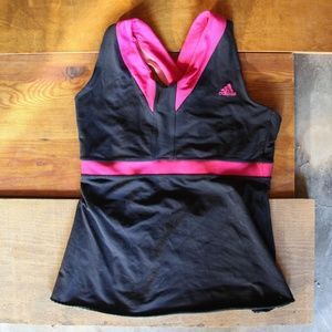 Reversible Adidas Workout Tank Size M/L Pink Black